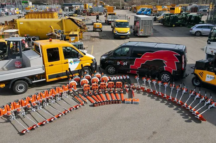 Lease/koop oplossing voor een grote aannemer